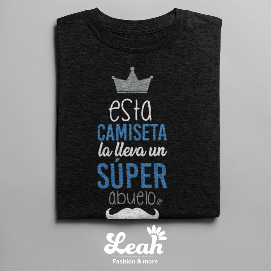 Esta camiseta la lleva un súper abuelo