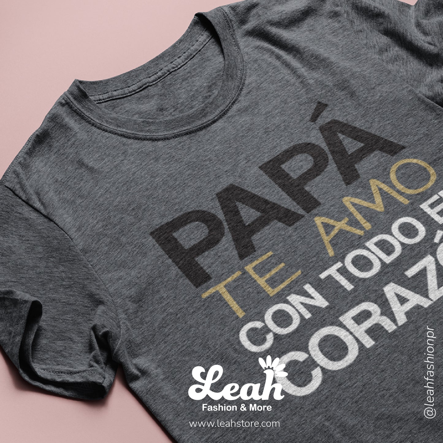 Papá te amo con todo el corazón T-Shirt