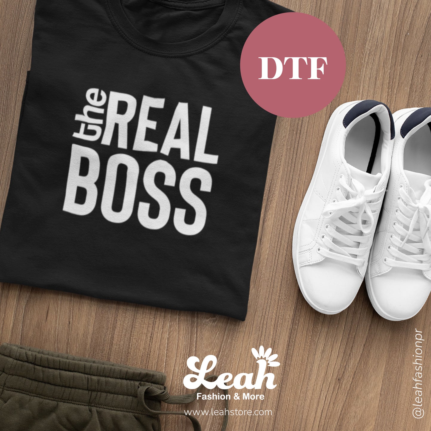 The Real Boss DTF print