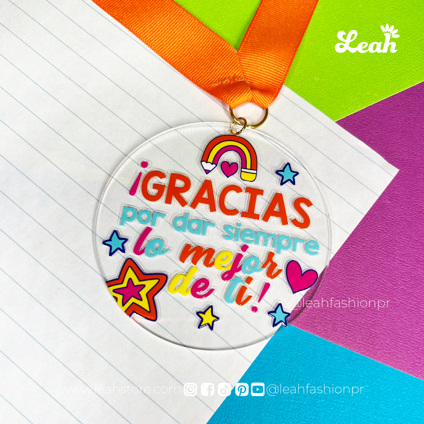 Medalla - "Gracias por dar siempre lo mejor de ti!"
