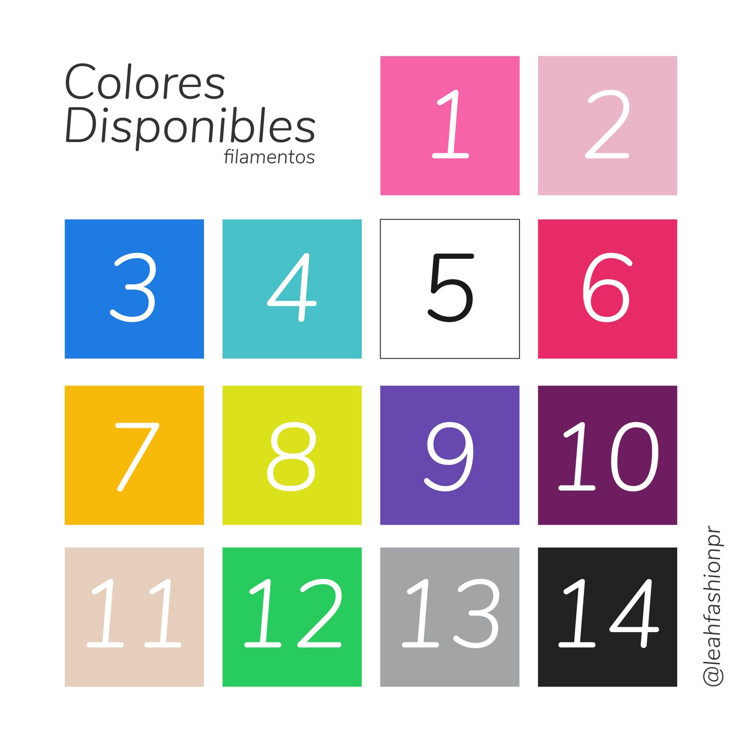 Tags con nombre 3D