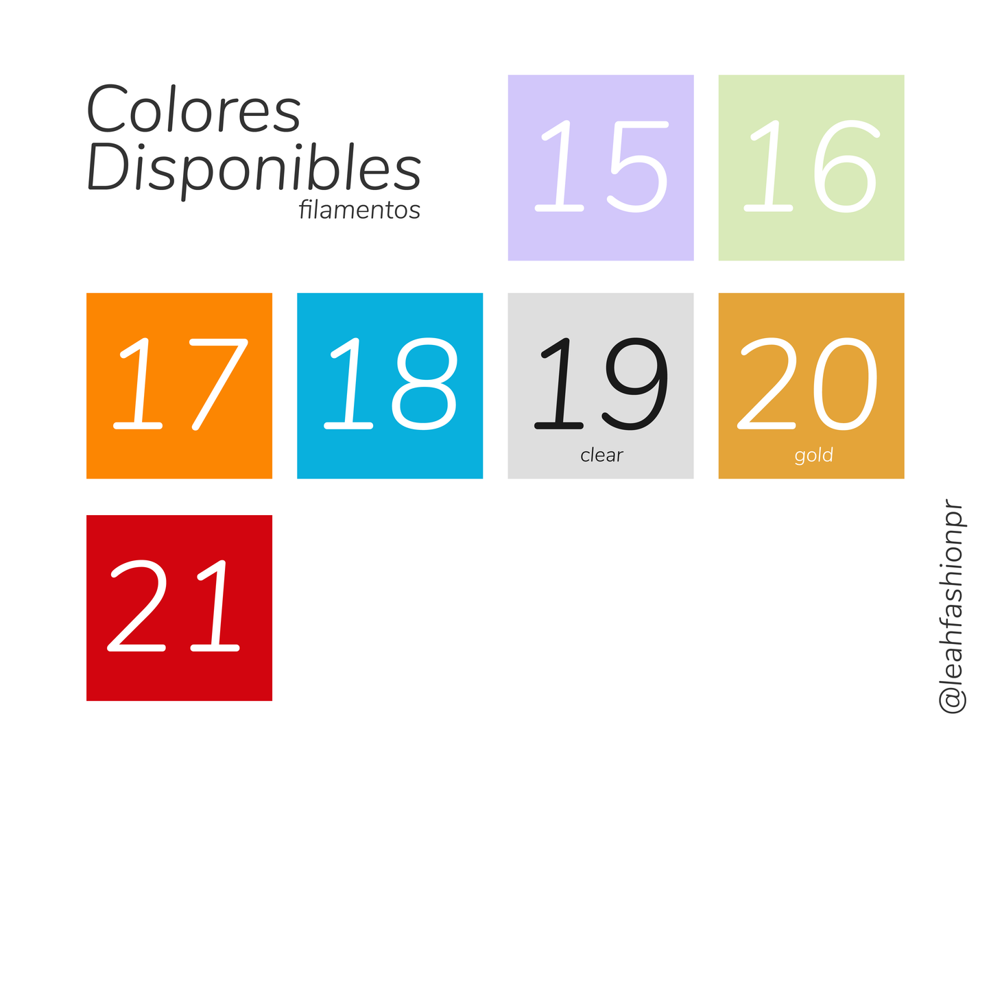 Tags con nombre 3D