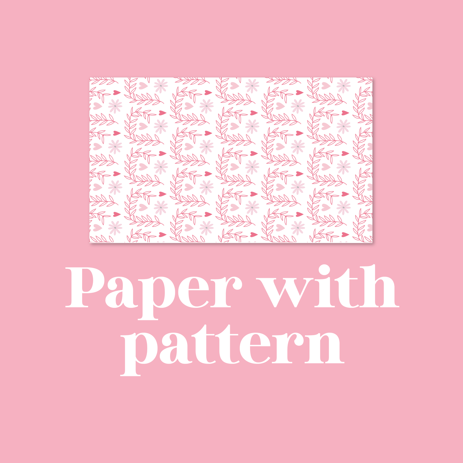 Paper with pattern