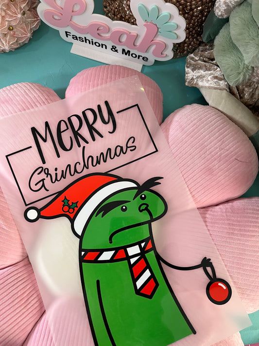 Flork merry grinchmas DTF print