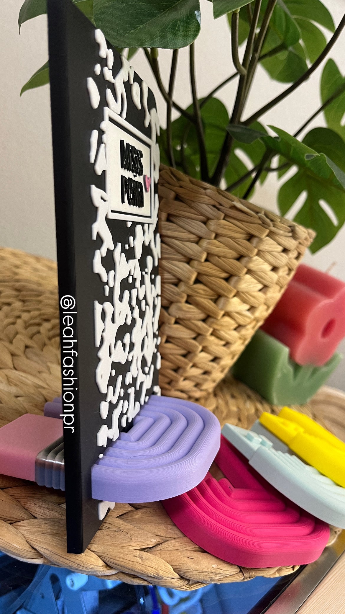 Soporte para Celular Personalizado de Maestra