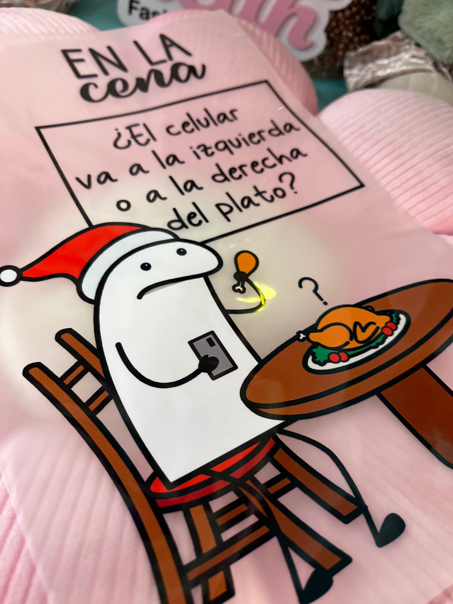 Flork celular y cena DTF print