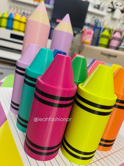 Combo Organizador de Crayolas y Lápices Personalizado