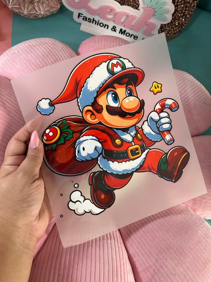 Mario Santa DTF print