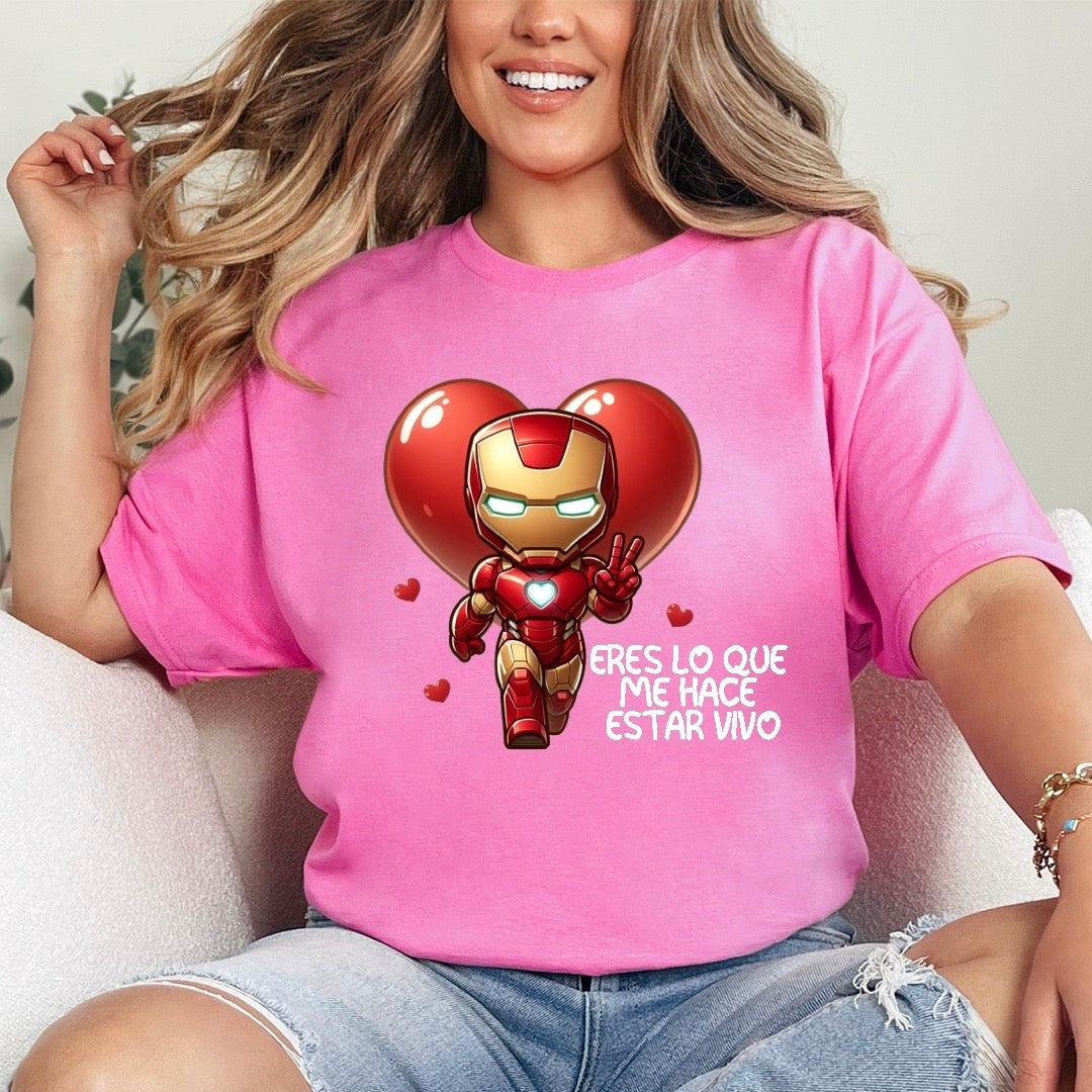 Iron man love T-Shirt