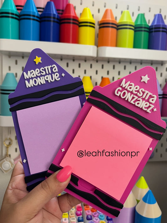 Porta Post-it Escolar Personalizado