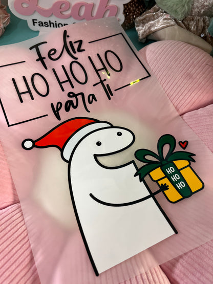 Flork feliz ho ho ho para ti DTF print