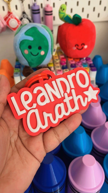 Tags con nombre 3D