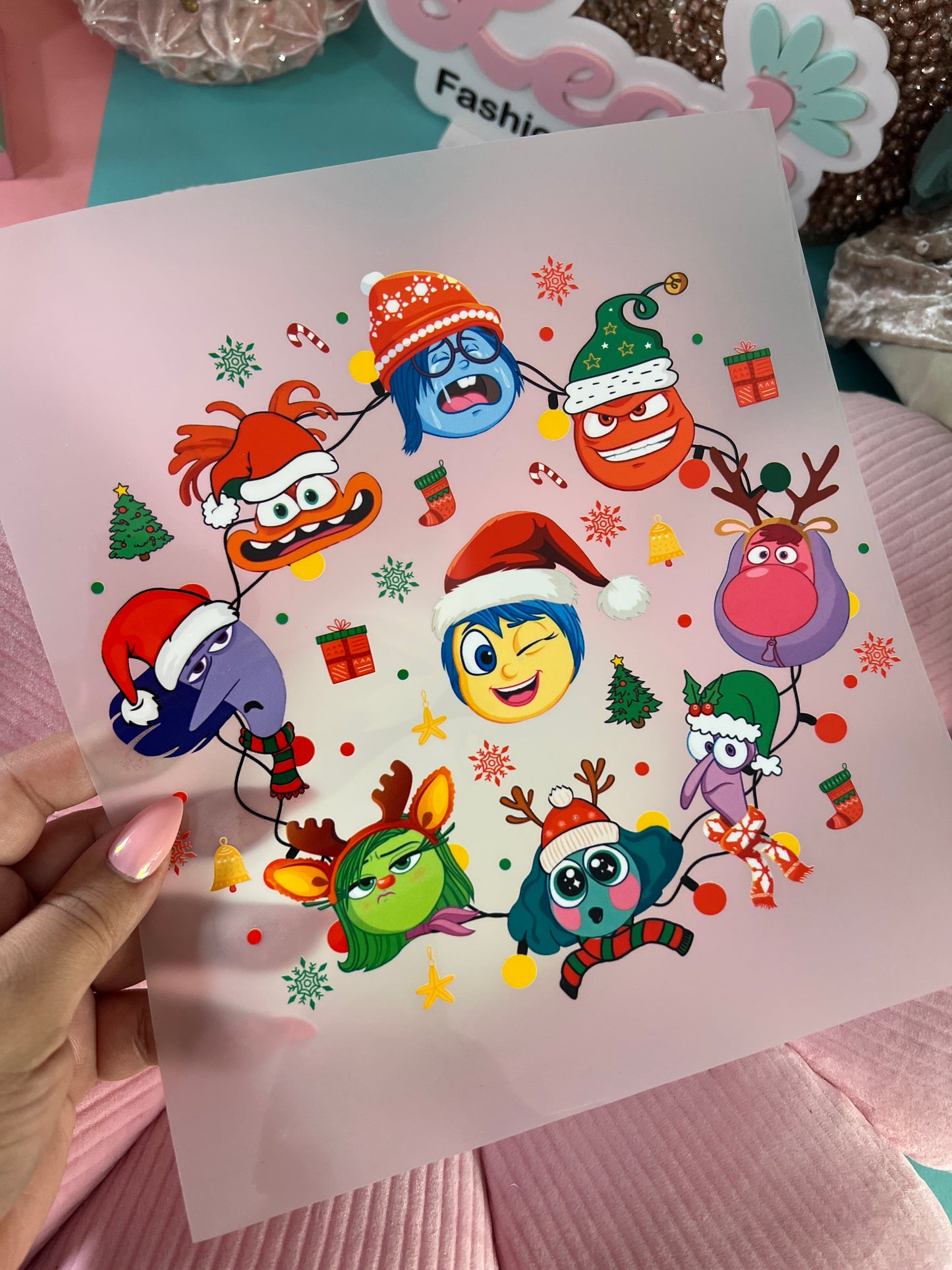 Christmas emotions DTF print