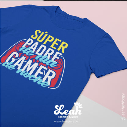 Súper Padre de día y gamer de noche T-Shirt