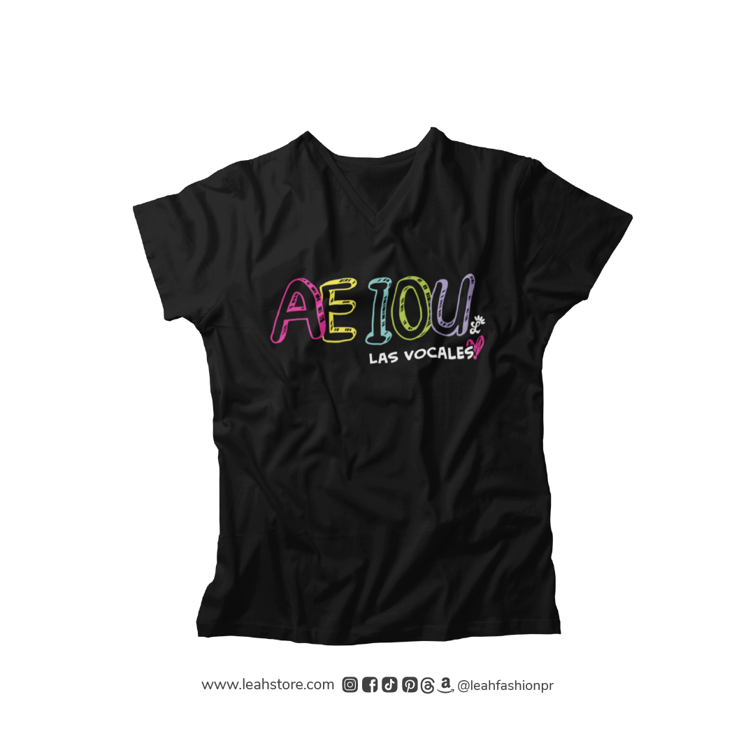 AEIOU Las Vocales T-Shirt