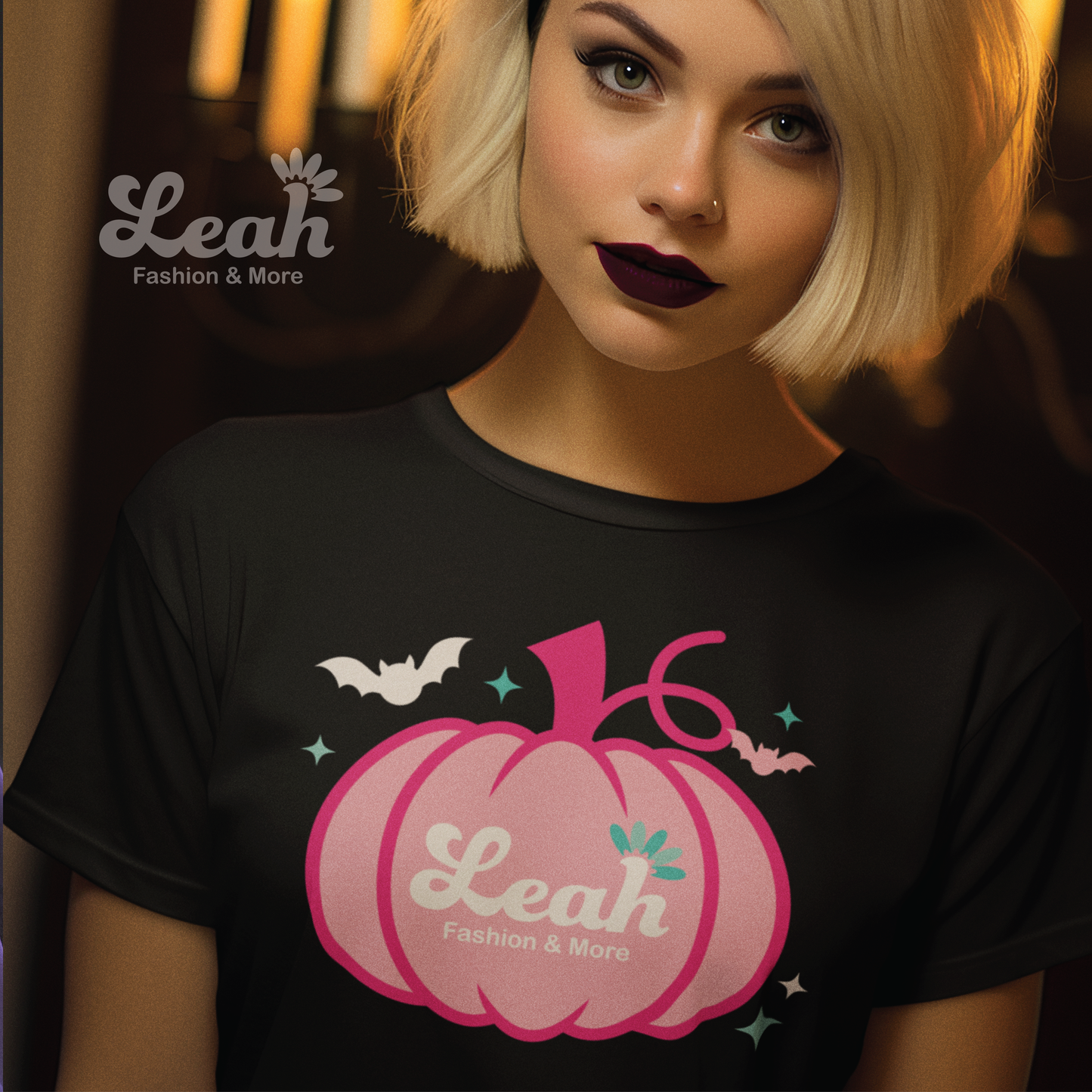 Pumpkin T-Shirt Negra