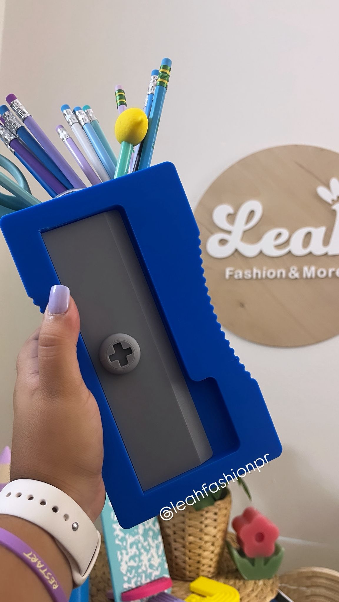 Organizador de Escritorio Sacapuntas Gigante