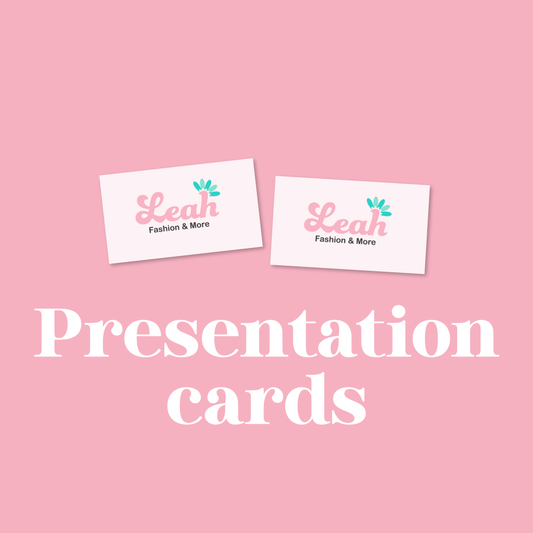 Presentation cards