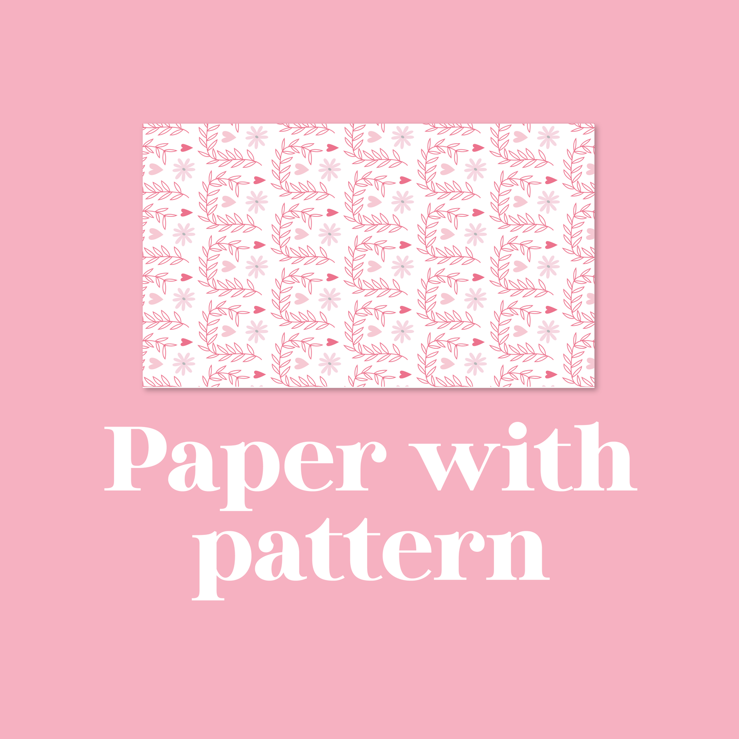 Paper with pattern