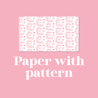 Paper with pattern