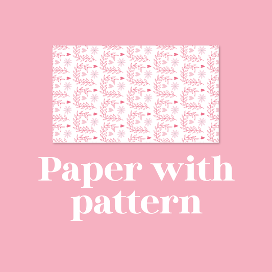 Paper with pattern