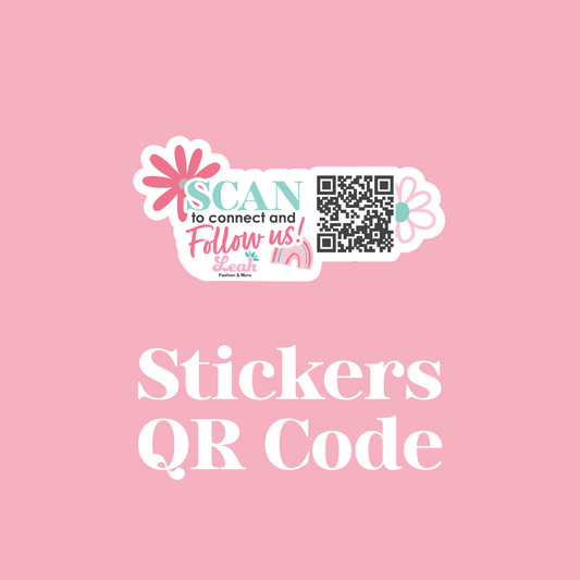 Stickers QR Code Scan now and follow us