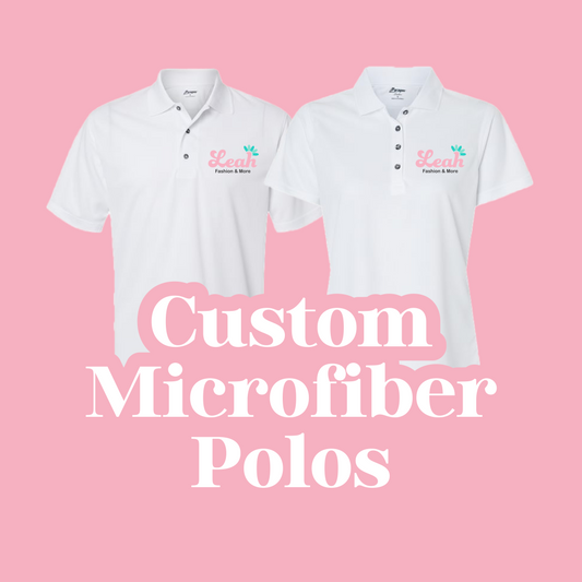 Custom Microfiber Polos