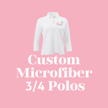 Custom Microfiber Polos