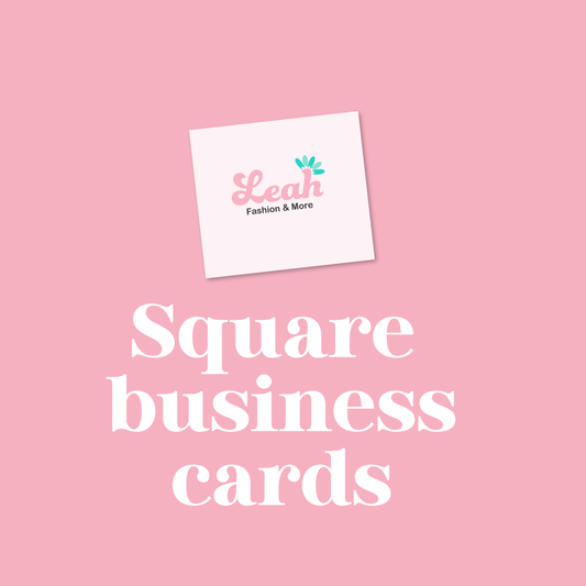 Square business card