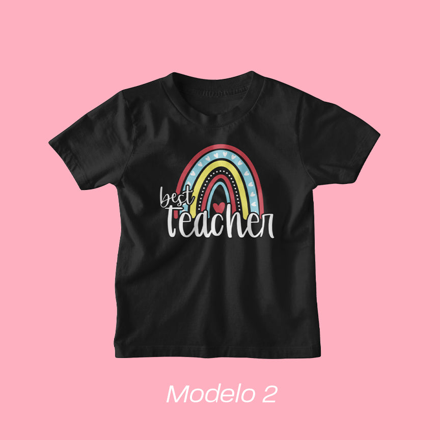 Best teacher - Rainbow T-Shirt