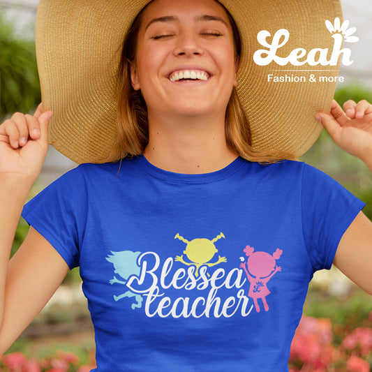 Blessed teacher T-Shirt Azul Royal